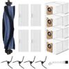 VIEWALL Kit di accessori C10 di ricambio per aspirapolvere robot eufy C10, 1 spazzola principale, 4 spazzole laterali, 4 filtri HEPA, 4 sacchetti di ricambio, 1 strumento di pulizia, 1 cacciavite