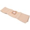 vhbw 10x sacchetto compatibile con Kärcher A2901F, A2654ME, A2900 - A2999, A2600 - A2699, A2604 aspirapolvere - 80cm x 22cm Marrone