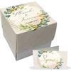 PV Grafik 24 Scatole Confetti Matrimonio Personalizzate | Kit Bomboniere Matrimonio Fai da Te con Bigliettini Confetti Personalizzati | Scatoline Portaconfetti Promessa e Anniversario(Ritta M2)