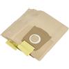 vhbw 10x sacchetto compatibile con Bosch Alpha 30 Exclusive, 31 Exclusive, 23 aspirapolvere- carta, 30cm x 21cm color sabbia
