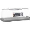 5 five simply smart Cestino per torte a scatola 36x16cm grigio