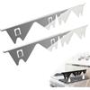 Generico 2 Pezzi Stove Gap Cover in Acciaio Inox, Retrattili 35-70cm, Resistenti al Calore, Coprifessura Riutilizzabili per Piano Cottura, Guarnizione per Cucina, Stufa, Contatore e Lavasciuga (Argento)