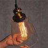 chendongdong Luci ciondolo appeso in vetro a soffitto del lampadario a bracci, illuminazione a a soffitto Edison vetro industriale Vintage