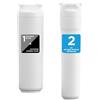 LANG WATER Set di filtri di ricambio per il purificatore d'acqua TheWell 2. Filtro 1 sedimenti combinato con carbone attivo, filtro 2 Osmosi inversa certificato NSF 58, anti-tartaro, facile da