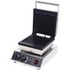 Wangkangyi Piastra professionale per waffle con piastre da forno antiaderenti, macchina per waffle a cuore belga con alloggiamento in acciaio inox, 50 - 300 °C continuo (2 pezzi)