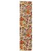 benuta Nest - Tappeto Noelia per interni ed esterni, multicolore, 70 x 240 cm, resistente e facile da pulire, rettangolare, per balcone, terrazza, giardino, tappeto da cucina e soggiorno, astratto