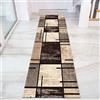 SESOUK - Tappeto per corridoi, moderno, tappeto da corsa, cucina, camera da letto, hotel, commerciale, antiscivolo, dimensioni: 80 x 500 cm, colore: A)
