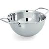 getgastro Bastardella in acciaio cromato - Con Manico E Xtra prezzo valore/diametro interno: 20 cm, altezza: 11,5 cm, Capacità: 2,5 litri