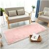 LuoAXINN Tappeto di Peluche Tappeto for capelli lunghi in pelliccia artificiale, for soggiorno, soffice, for camera da letto, comodino, soffice, caldo, cuscino, decorazione for finestra a bovindo, tappetino da