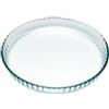 Pyrex Classic Bake & Enjoy - Pirofila in vetro trasparente per quiche e flan, 25 cm, 1,1 l, confezione da 2