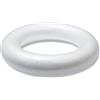 CWR POLISTIROLO ANELLI CORONA PIENA 5 Pz. 25 cm diam. HOBBY CREATIVI