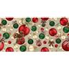 SPRINTY KOBEL KOBEL Sprinty - Tappeto Passatoia Runner con disegno natalizio, antimacchia, antiscivolo, lavabile (XMAS CAROL, 52X280)