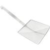 Tomotato Schiumarola con Filtro Quadrato, Mestolo per Schiumarola per Friggitrice Quadrata in Acciaio Inossidabile con Manico Lungo e Gancio per Appendere per Friggitrice da Cucina, Pasta(Maglia spessa)
