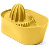BLIMPLUS Blim Plus Spremiagrumi Oblò giallo opaco (Desert) in plastica 100% riciclabile, Non Tossico, Facile da Pulire e Lavabile in Lavastoviglie, con Beccuccio, Impugnatura Confortevole, Gomma Antiscivolo