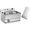 Royal Catering Friggitrice per Pasticceria Friggitrice Elettrica RCBG-30STHB (Zona Fredda, 9.000 W, 30 L, Acciaio inox)