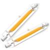 ZJZG R7S LED 118mm Dimmerabile, Lampadina R7S LED 118mm 20W 2000lm Luce Bianco Freddo 6000K, Equivalente 200W Lampada Alogena, Nessun Sfarfallio Risparmio Energetico, 2 Pezzi