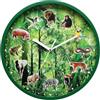 Baoblaze Orologio Da Parete con Richiamo Orario Degli Animali, Accessorio Multiuso, Diametro 11,8 Pollici