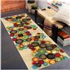 Siunwdiy Tappeto Passatoia Cucina Multicolore 3Metri Lavabile,Tappeto Runner Corridoio Lungo Antiscivolo,Tappeti Salotto Camera da Letto Moderno con Motivo Geometrico per Entrata Bagno 40x300 cm