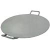 Radhna indiano tradizionale indiano in acciaio inox rotondo Pav Bhaji Tawa Tava 50,8 cm