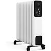 Tristar Radiatore ad Olio - 11 Alette - 2500 W - 3 Livelli di Potenza - Termostato Regolabile - Protezione Anti-Surriscaldamento e Anti-Ribaltamento - Silenzioso - KA-5381