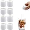 CBRAEXY Brocca per latte in porcellana, piccolo tipo, in ceramica, bianco, mini brocca per latte in ceramica, piccolo bricco per latte, caffè, salse, cucina, bar, caffetteria