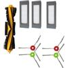 WDYLXLTHC Kit di 8 pezzi di ricambio for robot aspirapolvere, compatibile con Ecovacs Deebot Ozmo 900 DN5G, include spazzola a rullo, spazzole laterali, filtro dell'aria, set completo di manutenzione
