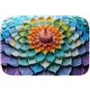 Generico Fiore 3D 52 Tappeto da Bagno in Memory Foam Assorbente e Antiscivolo, Design Moderni, Microfibra Morbida e Lavabile, Asciugatura Rapida, Ultra Confortevole - S