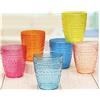BRANDANI BICCHIERI BRIO SET 6 PZ COLORI ASSORTITI PLASTICA SAN 52495