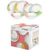 Tognana Servizio di Piatti da Tavola in Porcellana Acquarello Madison 18 Pezzi