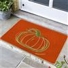 Generic Tappeto Di Zucca Autunno Arancione Stuoia Porta Raccolto Ingresso Esterno E Interno Decorazione Autunno Gomma Impermeabile Antiscivolo Trappola Sporca Facile Da Pulire 73X