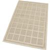 emmevi Tappeto Cotone Bagno Cucina Camera Letto Trama 3D Morbido Pastello Lavabile mod.AVORIO 70X130 BEIGE