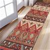 Siunwdiy Antiscivolo per tappeti 3 Metri Lavabile Antimacchia Rosso Tappeto Runner Lungo per Corridoio Soggiorno Entrata Casa Cucina da Ingresso Passatoia Multifunzione in Moquette,40X300CM