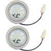 AZIDWERYQ Lampadine per cappa da cucina, 2 pezzi, 3W, 24V Luce per cappa da cucina con connettore EL Lampadine per fornelli da a risparmio energetico Accessori da di ricambio