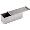 FORNOSERVICE - Stampo in LS professionale per pane in cassetta o pan carré con coperchio 30 x 15 x 15 h cm