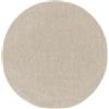 RugVista Clio, Tappeto per interni ed esterni, Moderni, Ø 150 cm, Rotonda, Pelo medio, Corridoio, Porch, Lavabile solo a mano, Resistente ai raggi UV, Beige