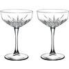 Pasabahce, 440236, coppa per spumante Timeless, design in cristallo, altezza ca. 15,7 cm, set da 2, vetro