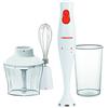 Necchi - NJHB-128 FULL SET Mixer a immersione più accessori, 300W, 2 velocità, asta frullatore in plastica staccabile, lame SUS301, ciotola da 350ml, frusta, misurino da 700ml