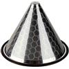 Generic Filtro per caffè in acciaio inox, cono riutilizzabile a d'ape, 12 x 9 cm, a maglia fine, gocciolatore in metallo senza carta per 1-3 tazze, colino da caffè ecologico, per la produzione di birra