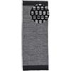 carpetfine Tappeto a tessitura Kilim Mia passatoia Grigio 80x300 cm | Tappeto moderno per soggiorno e camera da letto