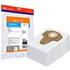 Invest - Sacchetti di ricambio per aspirapolvere compatibili con Parkside PNTS: 1400 A1 B1 C1 D1 E2, PNTS 1500 A1, B2 B3, 23E, PNTS 30/4, PNTS 30/6, PNTS 30/7, PNTS 30/8, bianco, 10 pezzi