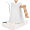 Fabater Bollitore Elettrico a Collo di Cigno, Bollitore per caffè da Versare Sopra 1200 W/0,9 L, ±1℉ Controllo della Temperatura, Interno in Acciaio Inossidabile, Teiera per (Spina
