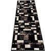 Siunwdiy Tappeto Cucina Nero Beige Moderno Tappeto Cucina Antiscivolo Lavabile Tappeto Corridoio Lungo Tappeto Ingresso Casa Per Cucina Bagno Soggiorno Camera Da Letto,Multi colored,60x300cm