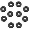 Jenngaoo 10Pcs Airlock Gommino, plastica Fermentatore Coperchio Gommino Birra Brewing Tool Accessori per Airlock Cannucce Homebrew Beer Mead Wine