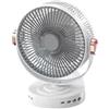 Generico Clip Fan, Personal Fan, Hangable, 4000mAh, ABS Material, Adjustable-Speed Quiet USB Standing Breeze Maker with Light for Bedroom, Car, Student Workshop and Beach, 22.7x19.8x13.7cm
