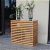 AMEERR Copri Motore Condizionatore Esterno Copertura Climatizzatore In Legno Massello Supporto Di Fiori Schermo Esterno Per La Privacy Per Condizionatore D'Aria Mobile Copri Condizionatore (Color : Yellow,