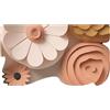 emmevi Le Forme Fiori Tappeto Cucina Sagomato Gomma Moderna Colorato Antiscivolo Stampa Digitale 50x90 cm