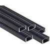 AFTERTECH 5x 2metri (10M) 1708N 17x8mm PROFILO ALLUMINIO NERO PER STRISCE STRIP LED BARRA RIGIDA 2m 2MT + COPERTURA (5x 2metri 1708nero clear)