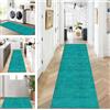 ZUZEKU Tappeto astratto per corridoio, cucina, lavabile, antiscivolo, 50 x 250 cm, tappeto lungo per corridoio, soggiorno, camera da letto, venduto al metro, personalizzabile