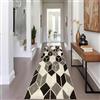 HOKXUAN Tappeto Passatoia Cucina 60 x 100 cm Impermeabile, Resistente All'Olio Durevole Passatoia Antimacchia Multiuso Facilmente Lavabile per Cucina e Bagno, D