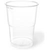 DOT Horeca Solutions 200 Bicchieri PET trasparenti monouso 300 ML tacca 0,25 alta qualità usa e getta bicchiere riciclabili per acqua bevande birra cocktail drink